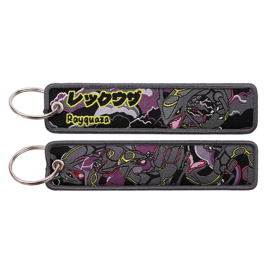 Anime Monster Embroidered Keychain