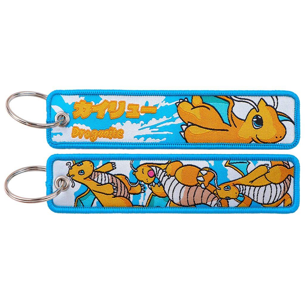 Anime Monster Embroidered Keychain