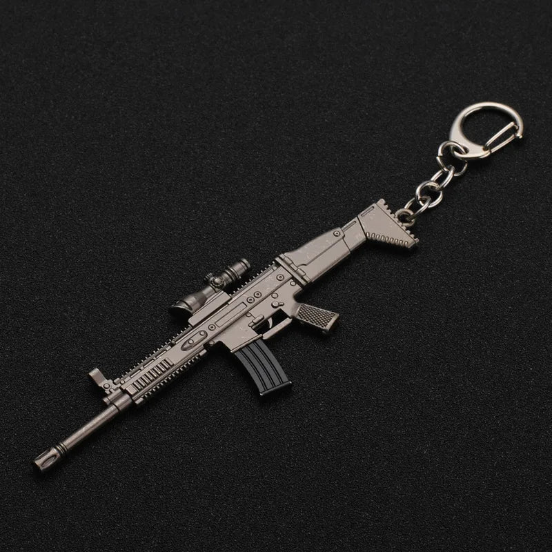 Mini Pistol Alloy Keychain