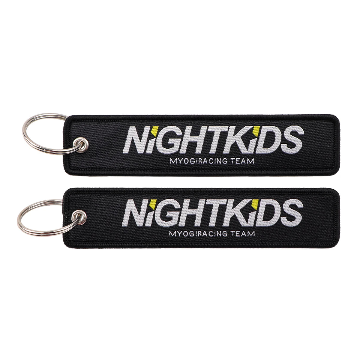 "No Risk No Fun" Embroidered Keychain