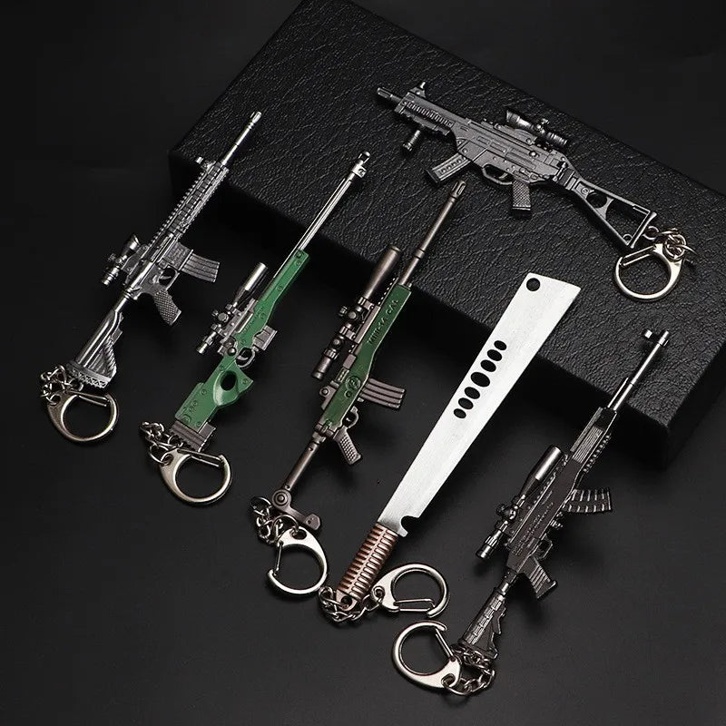 Mini Pistol Alloy Keychain