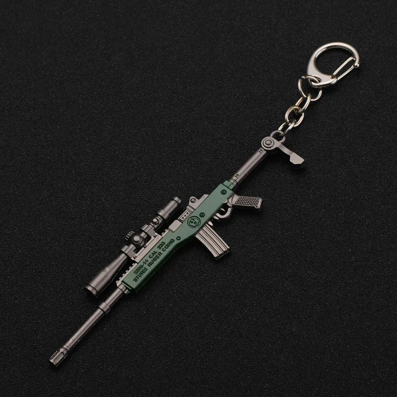 Mini Pistol Alloy Keychain