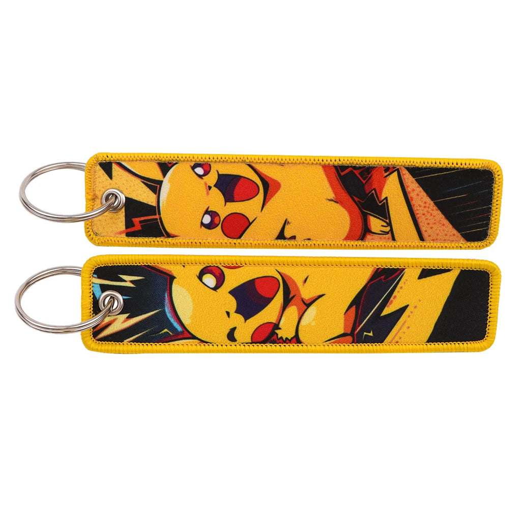 Anime Monster Embroidered Keychain