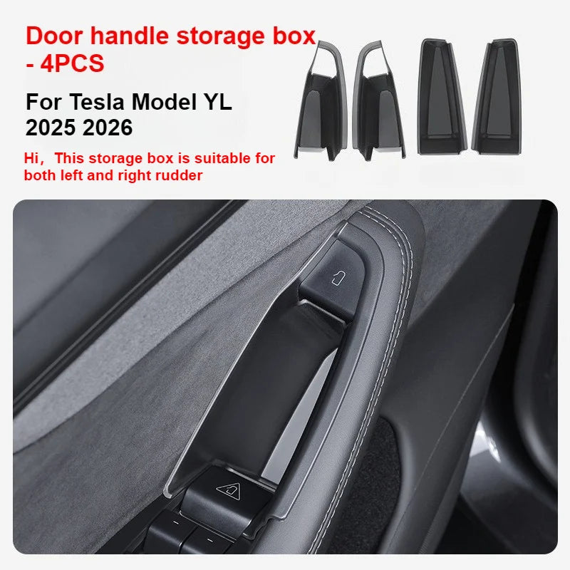 Tesla Model 3 / Y Door Handle Storage Tray (4-Pack)