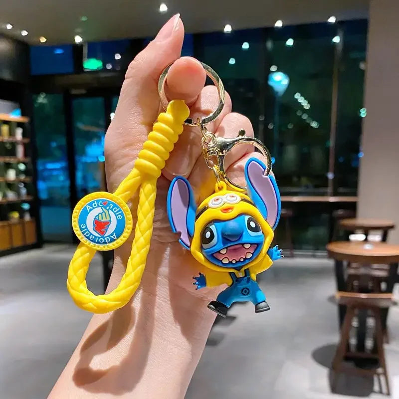 Disney Character Plush Keychain