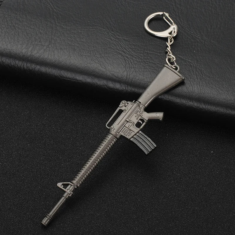 Mini Pistol Alloy Keychain