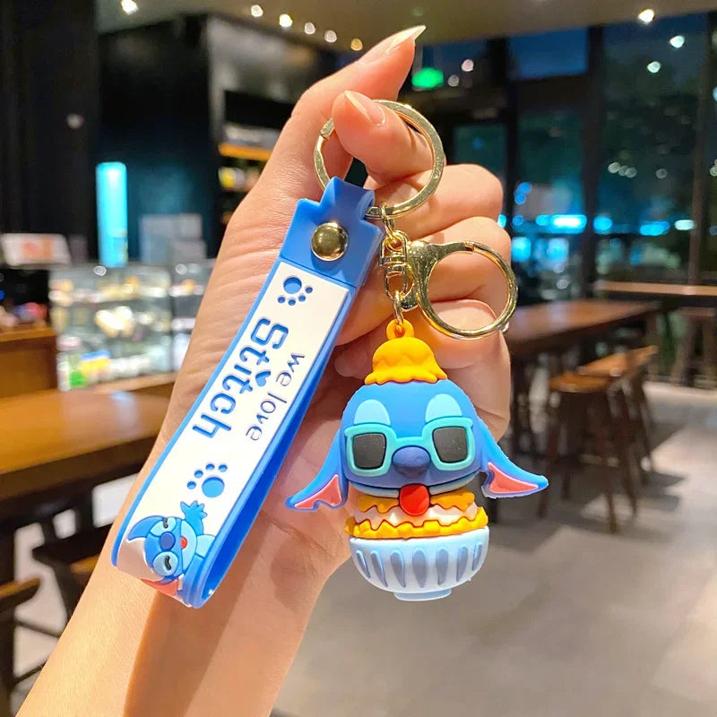 Disney Character Plush Keychain