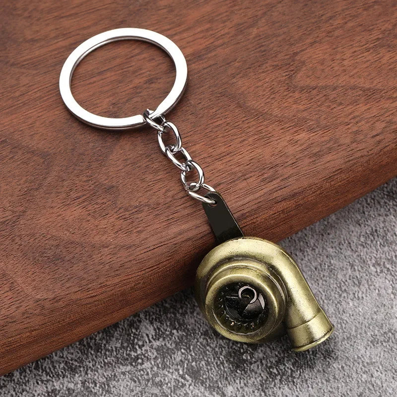 Gearbox & Turbo Car Keychain