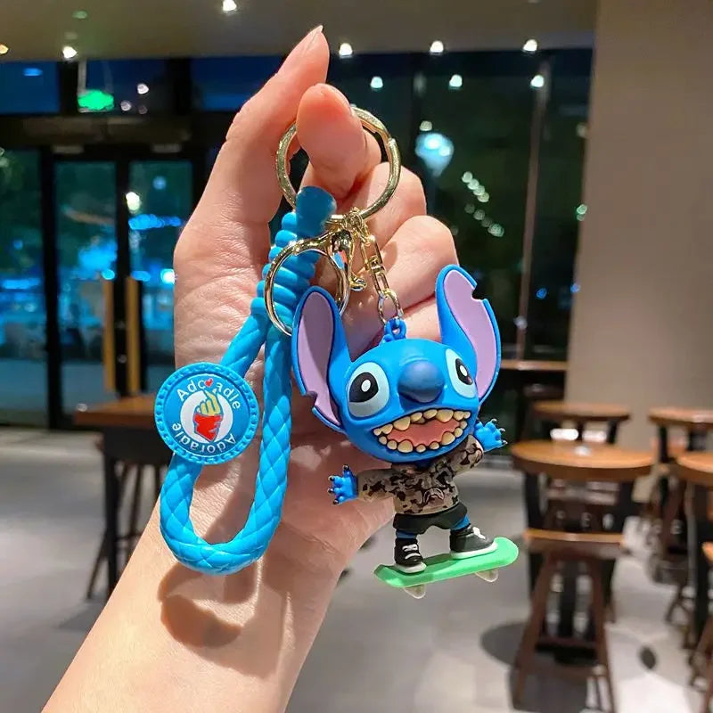 Disney Character Plush Keychain