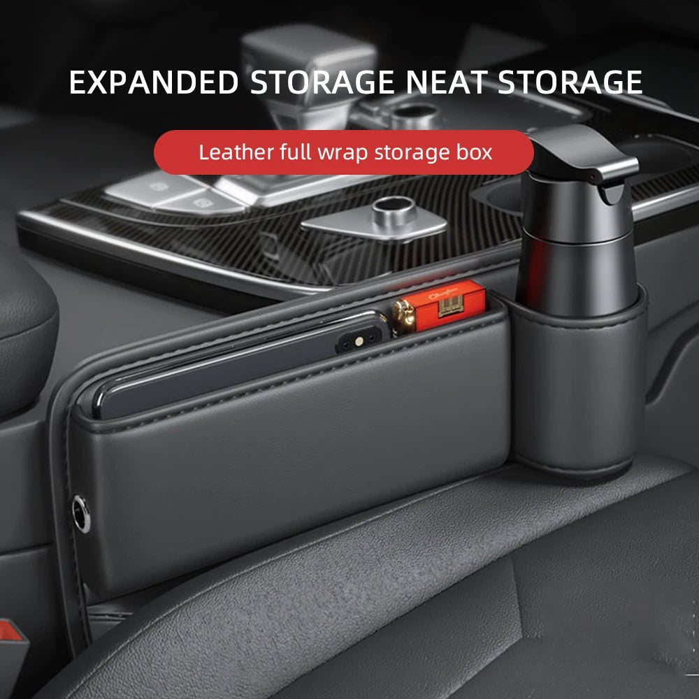 Universal Seat Gap Organizer with Cup Holder