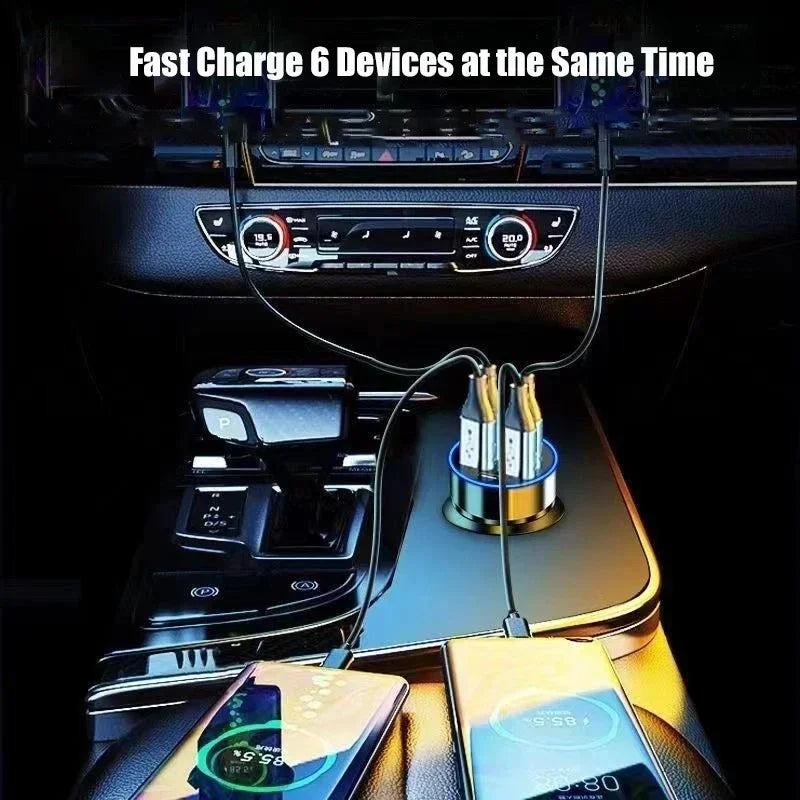 Fast USB-C + USB-A Car Charger (PD / QC3.0)