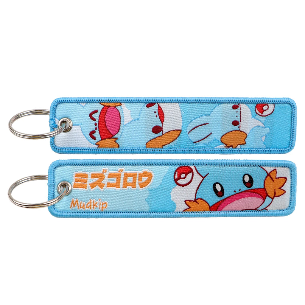 Anime Monster Embroidered Keychain