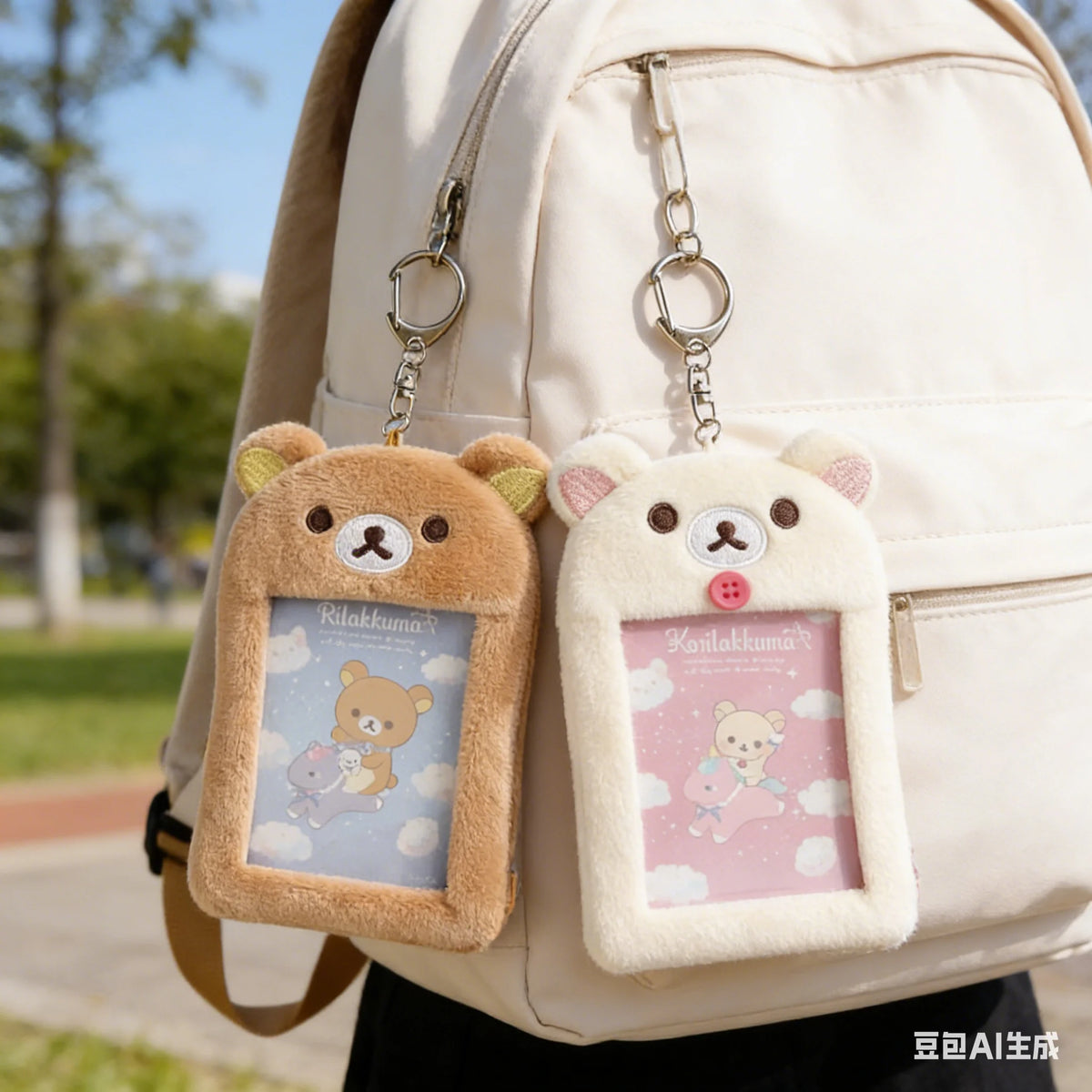 Rilakkuma Plush Keychain