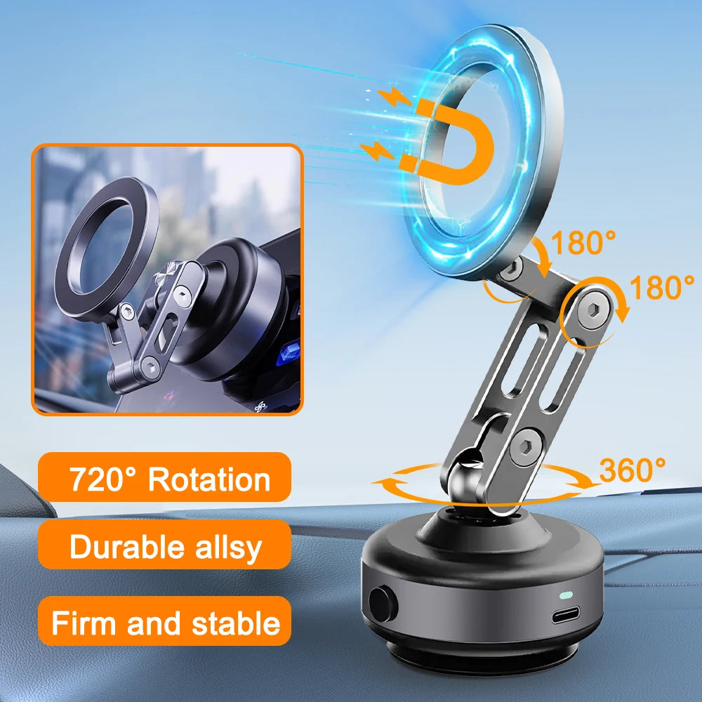 Vacuum Suction Phone Mount (360° Rotating)