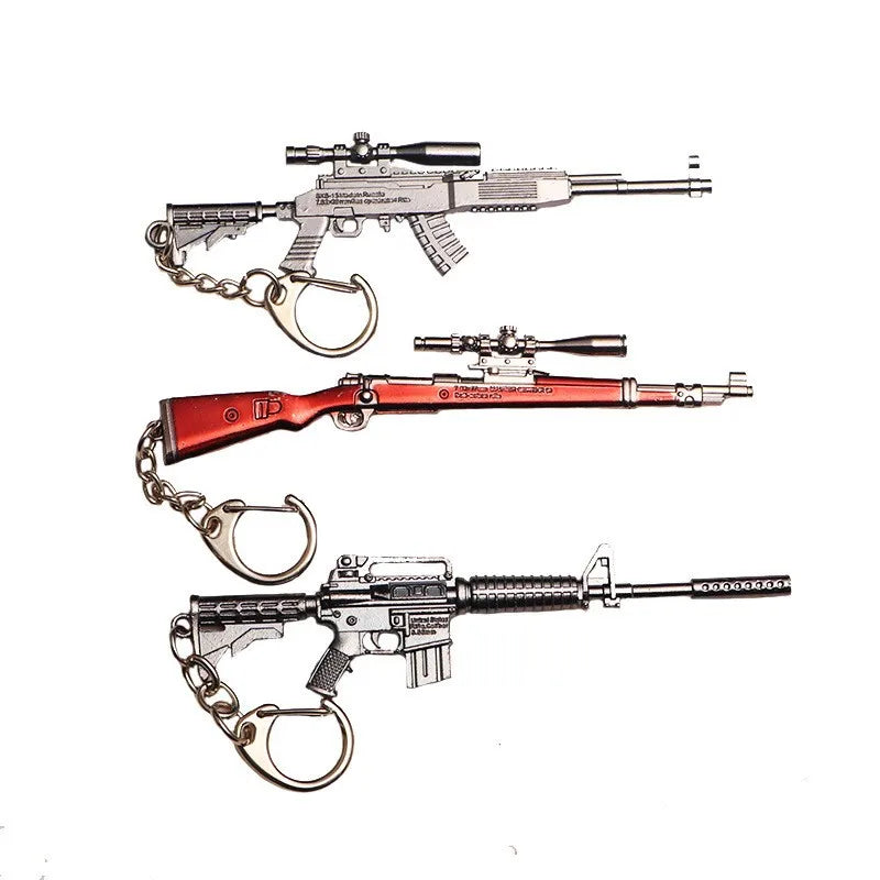 Mini Pistol Alloy Keychain