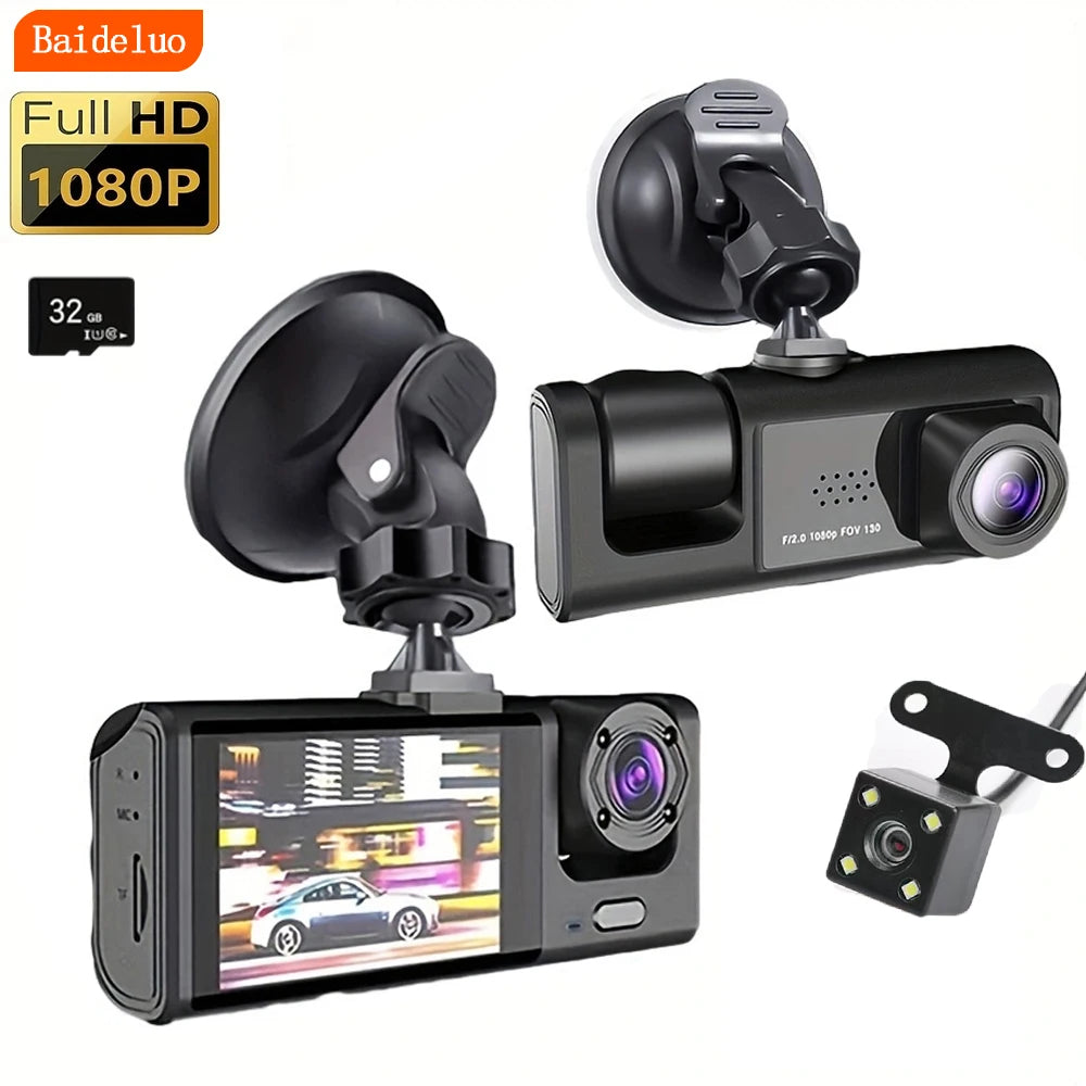 1080P Dual Dash Cam (Front + Cabin)