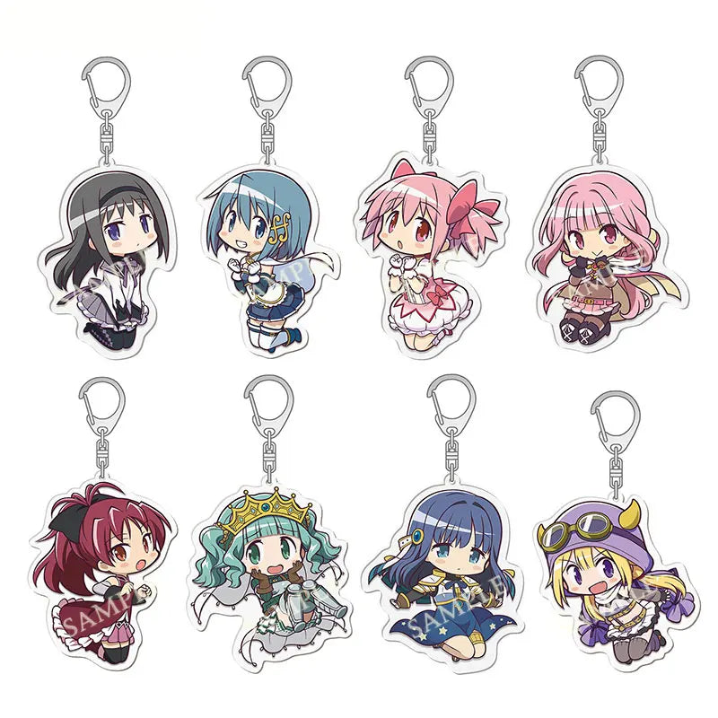 Madoka Magica Anime Keychain