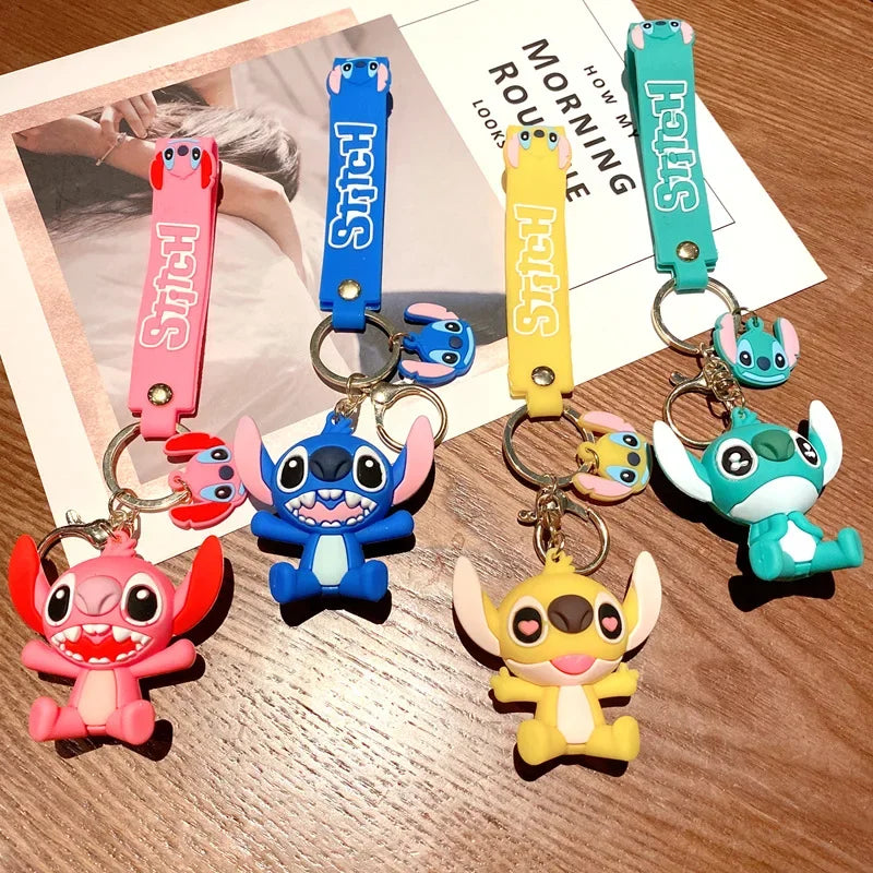 Disney Character Plush Keychain