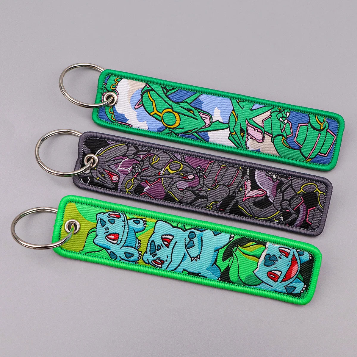 Anime Monster Embroidered Keychain