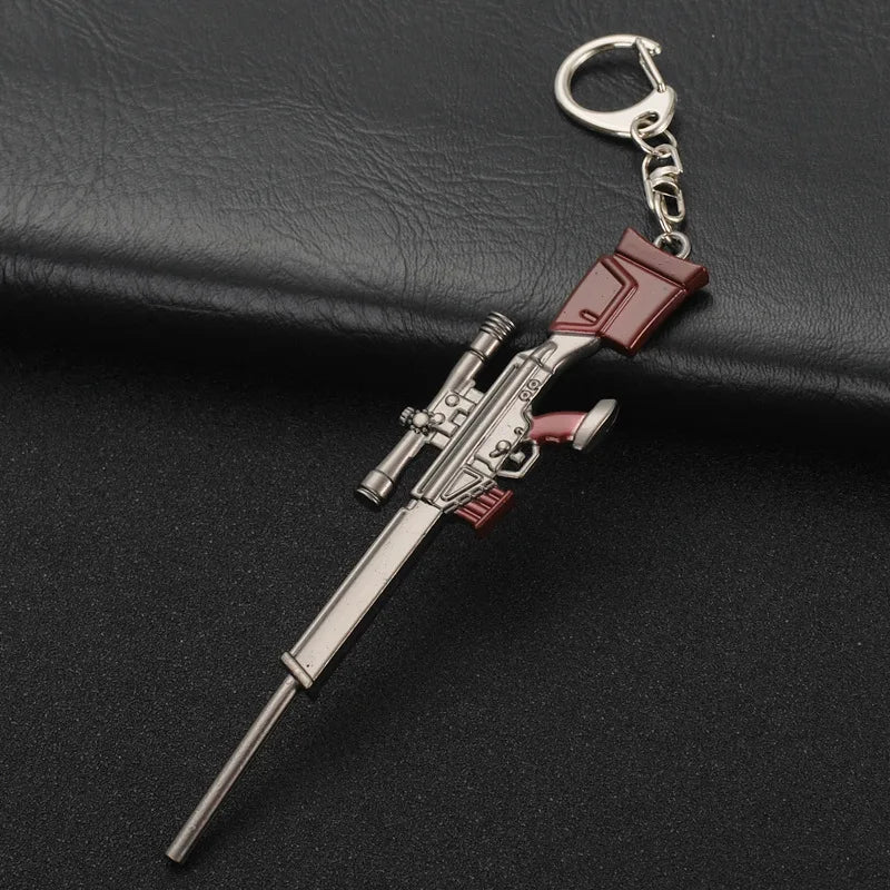 Mini Pistol Alloy Keychain