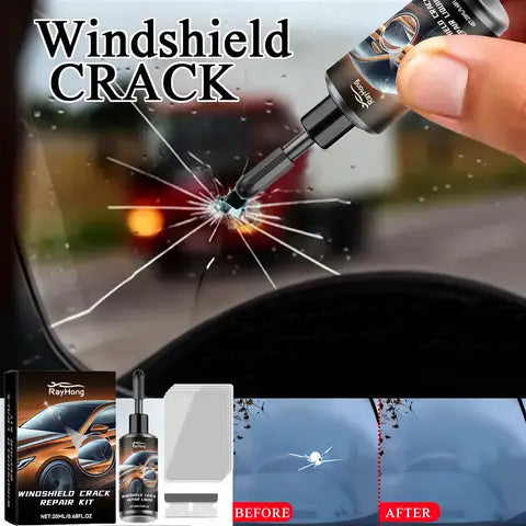 Windshield Crack Repair Fluid