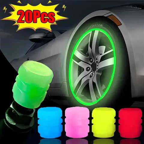 Luminous Tire Valve Caps