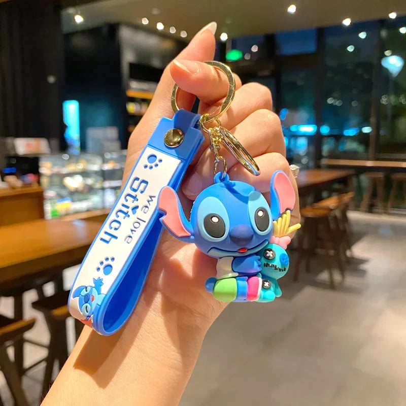Disney Character Plush Keychain