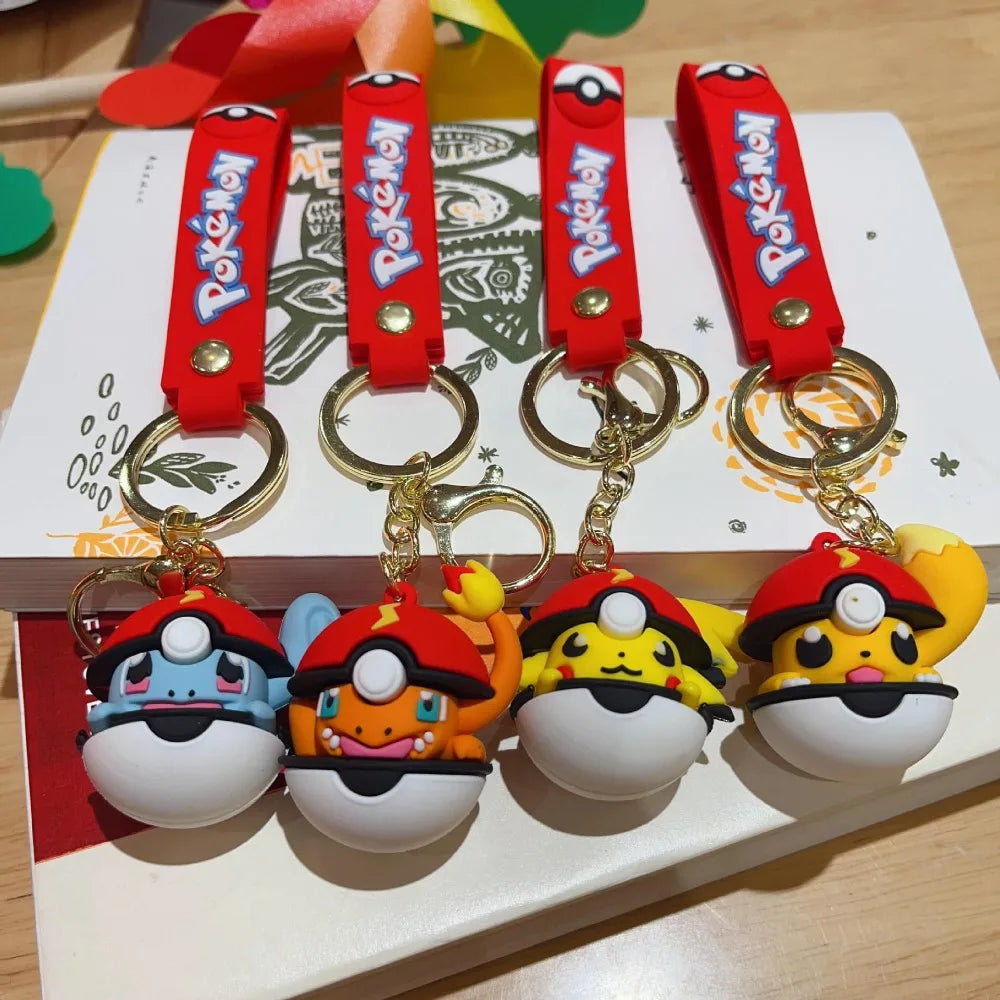 Pikachu Poké Ball Keychain
