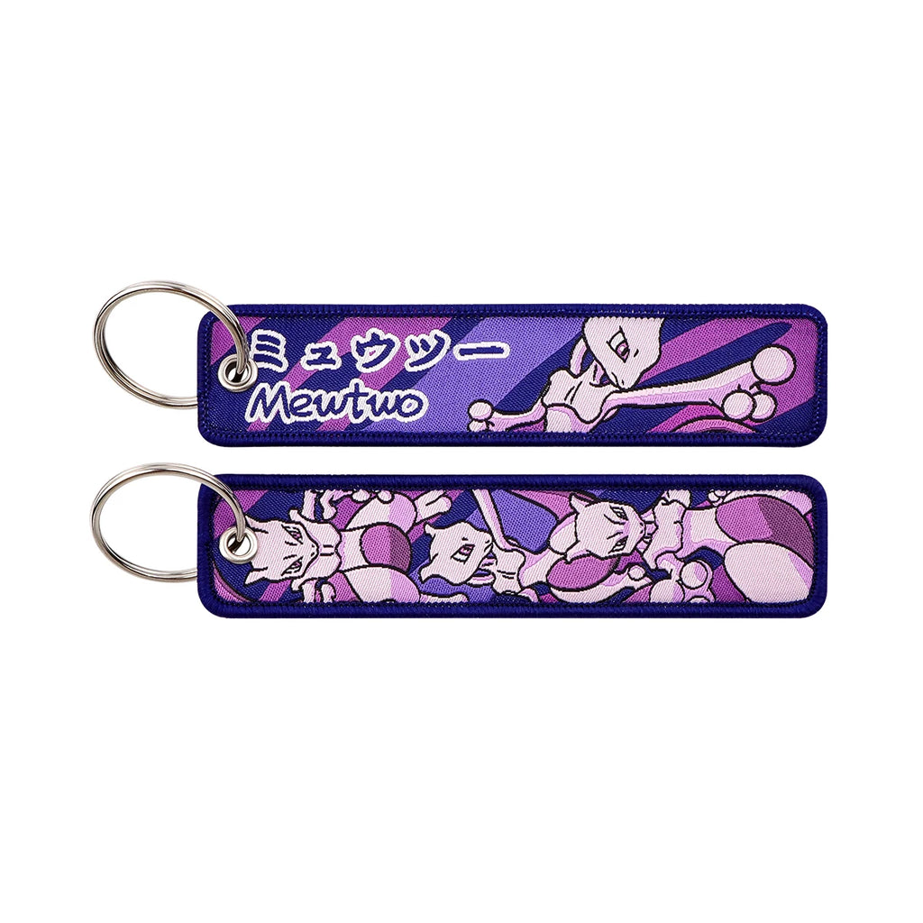 Anime Monster Embroidered Keychain
