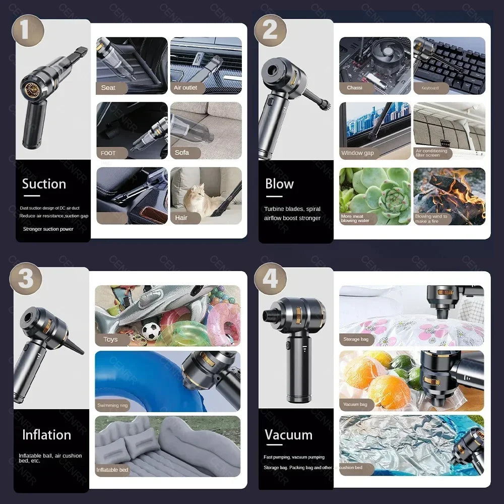 Handheld Cordless Car Vacuum