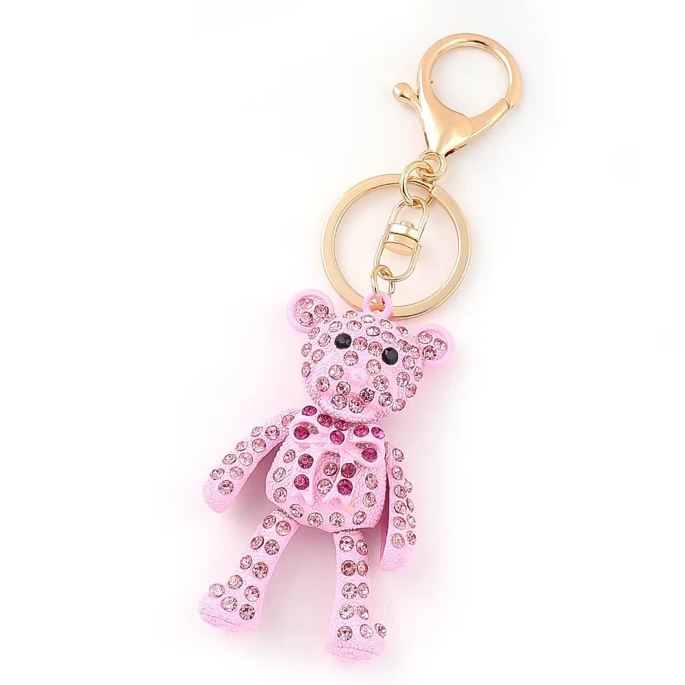 Crystal Bear Keychain