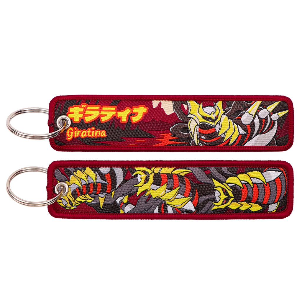 Anime Monster Embroidered Keychain