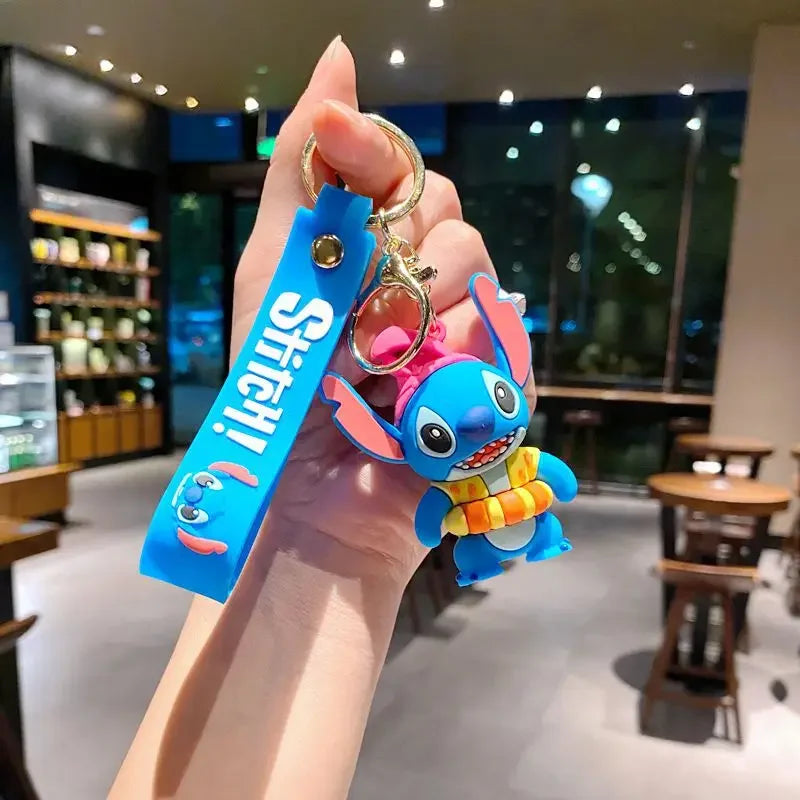 Disney Character Plush Keychain