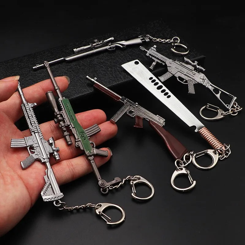Mini Pistol Alloy Keychain