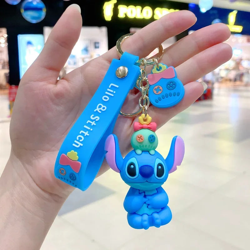 Disney Character Plush Keychain