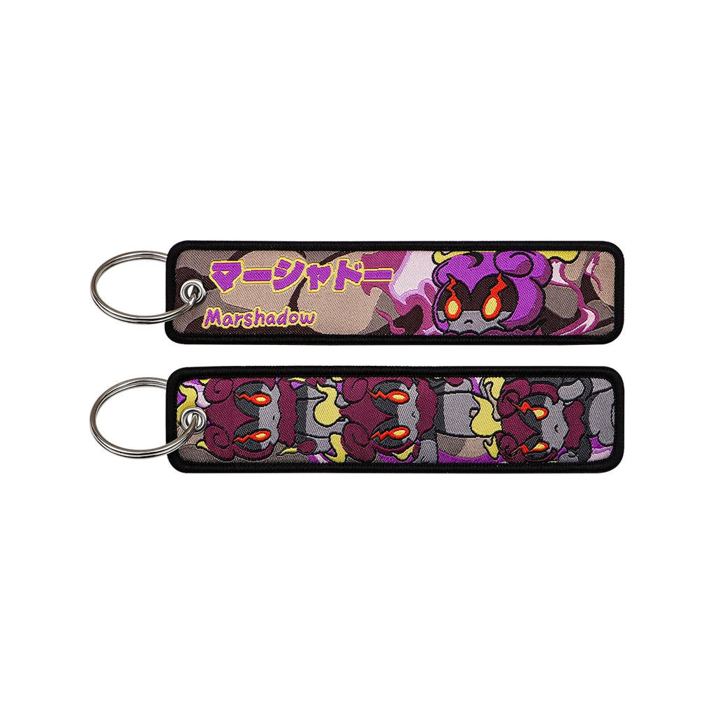 Anime Monster Embroidered Keychain