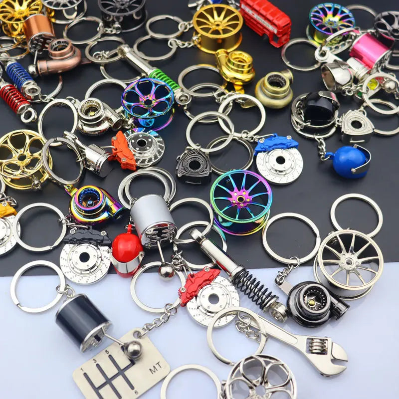 Gearbox & Turbo Car Keychain