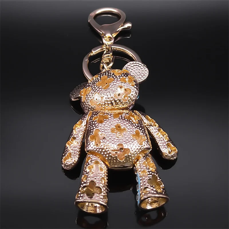 Crystal Bear Keychain