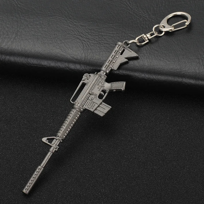 Mini Pistol Alloy Keychain