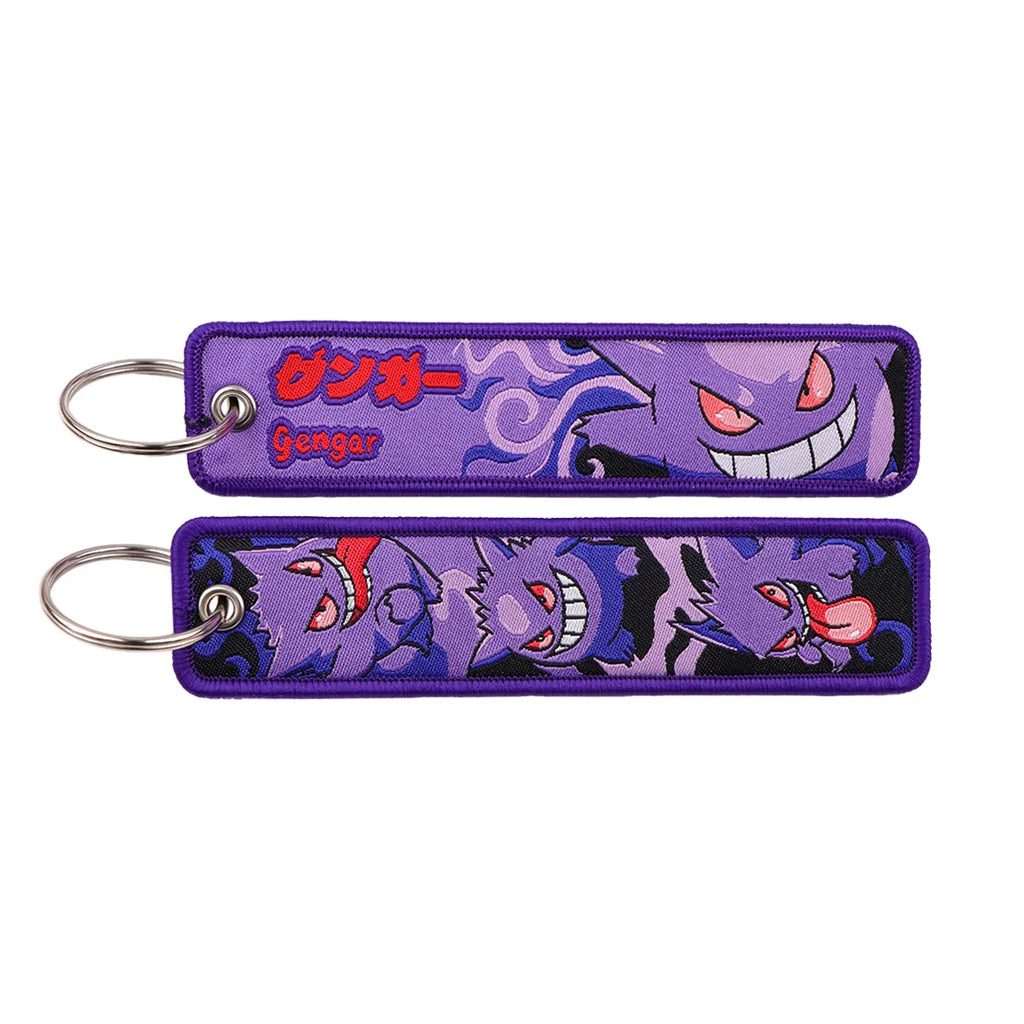 Anime Monster Embroidered Keychain