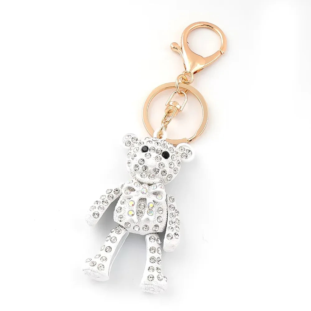 Crystal Bear Keychain