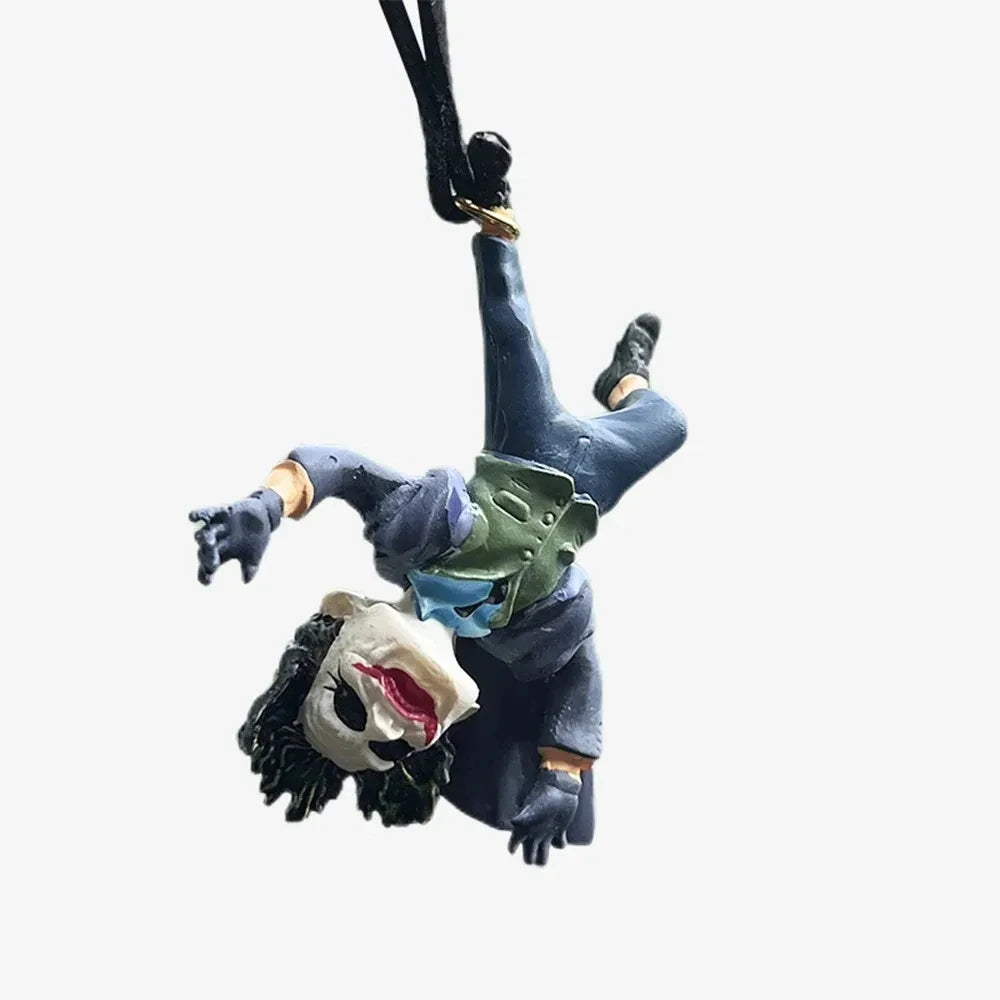 Joker mirror charm detail