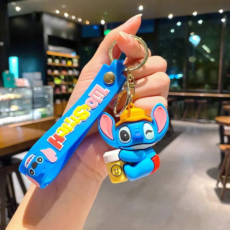 Disney Character Plush Keychain