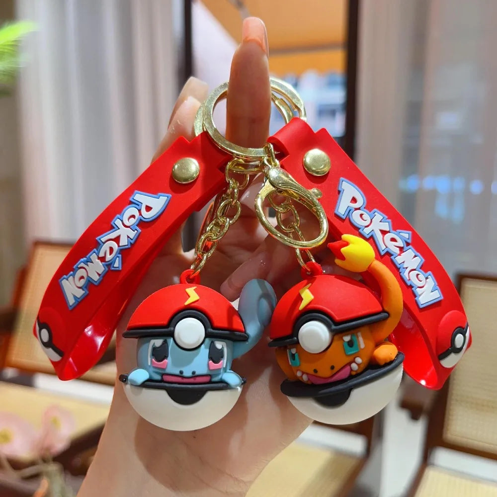 Pikachu Poké Ball Keychain