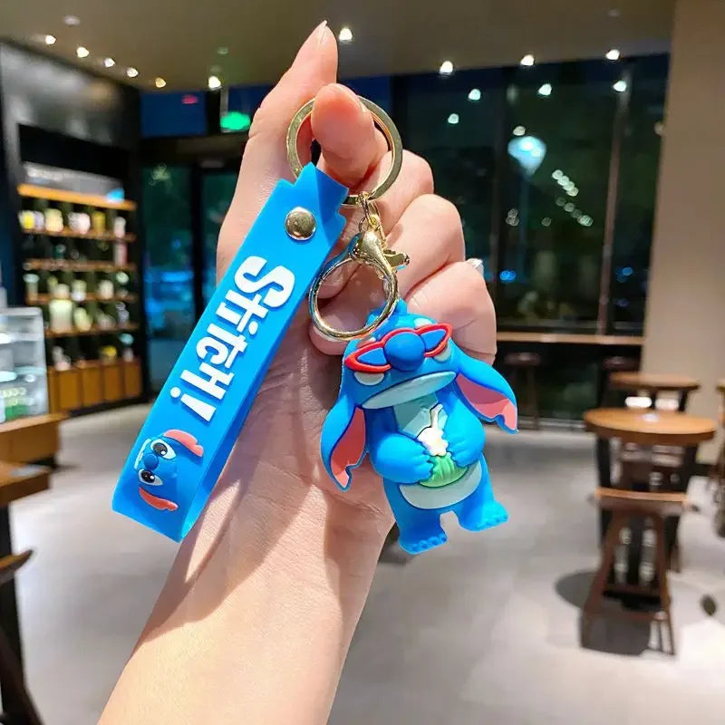 Disney Character Plush Keychain