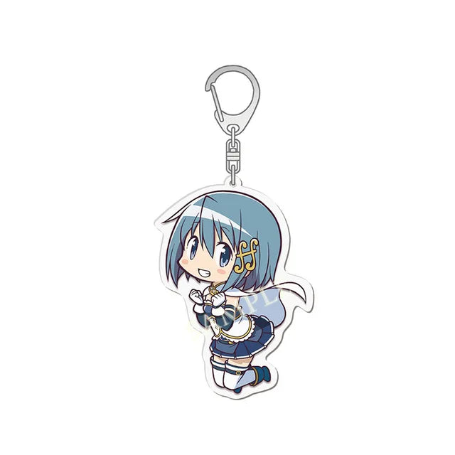 Madoka Magica Anime Keychain