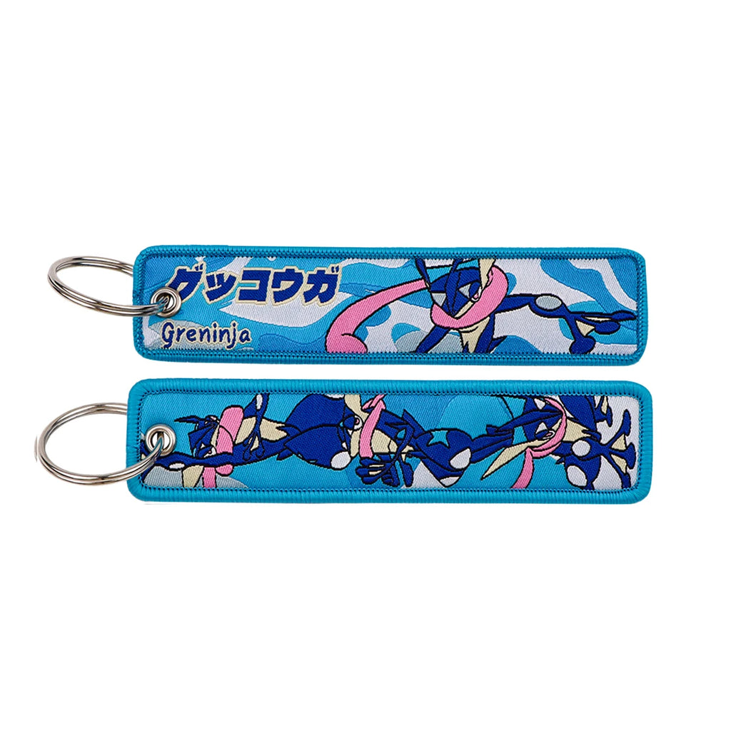 Anime Monster Embroidered Keychain