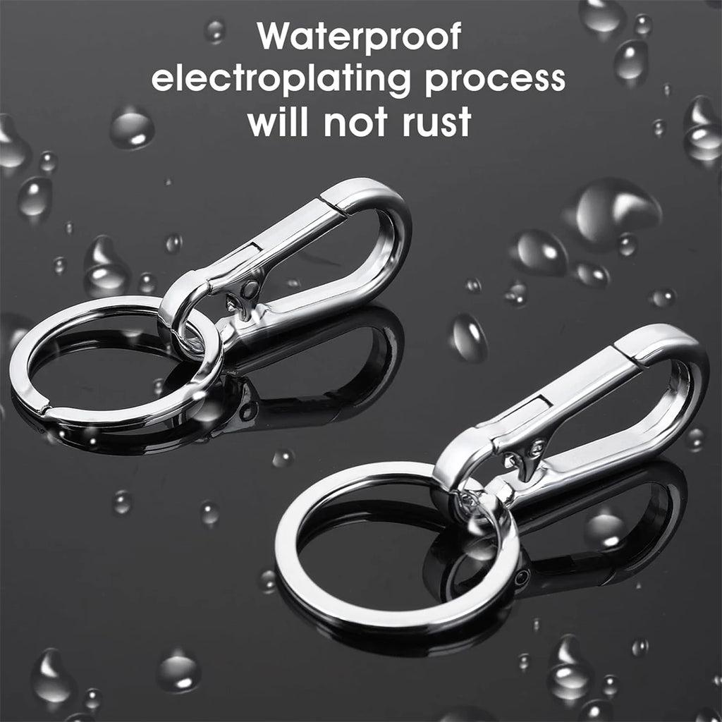Carabiner Clip Keychain Set (6-Pack)