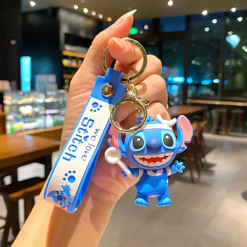 Disney Character Plush Keychain
