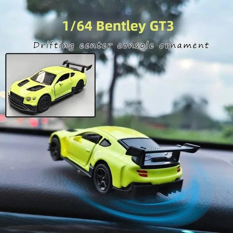Drift car dashboard ornament detail